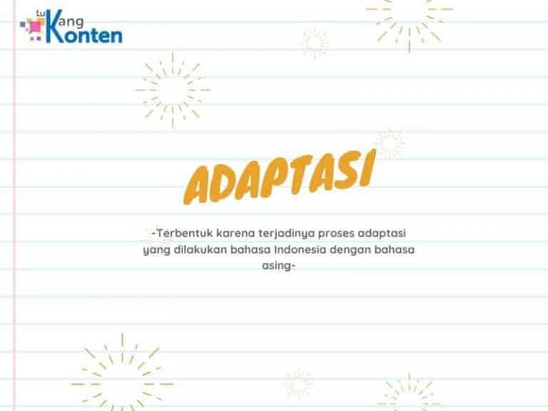 Penulisan unsur Serapan Bahasa Indonesia dari Bahasa Asing